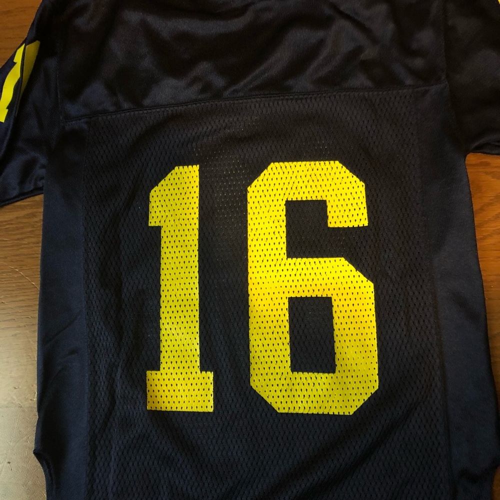 Authentic kids adidas Michigan Jersey #16 small - Picture 2 of 5
